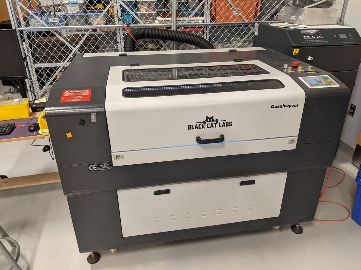 Laser Cutting: Black Cat Labs | Fabville, Somerville, MA | May 24, 2022