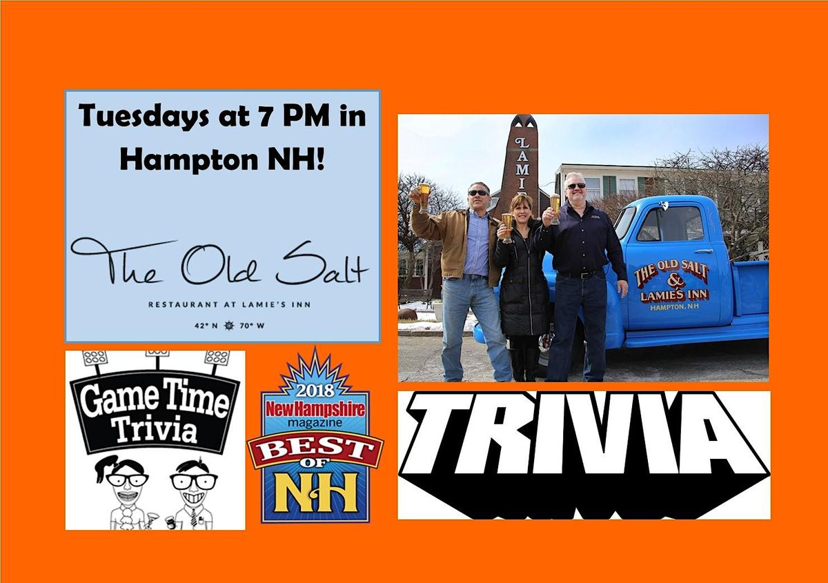 Game Time Trivia at the Old Salt\/Lamie's in Hampton