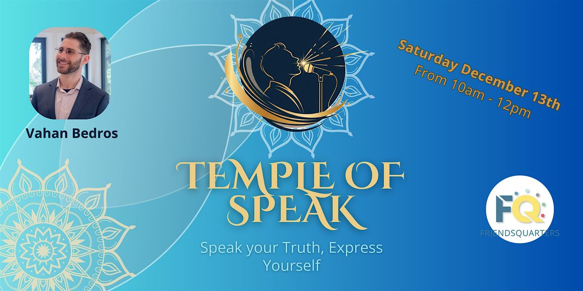 Temple of Speak - Speak your Truth, Express Yourself