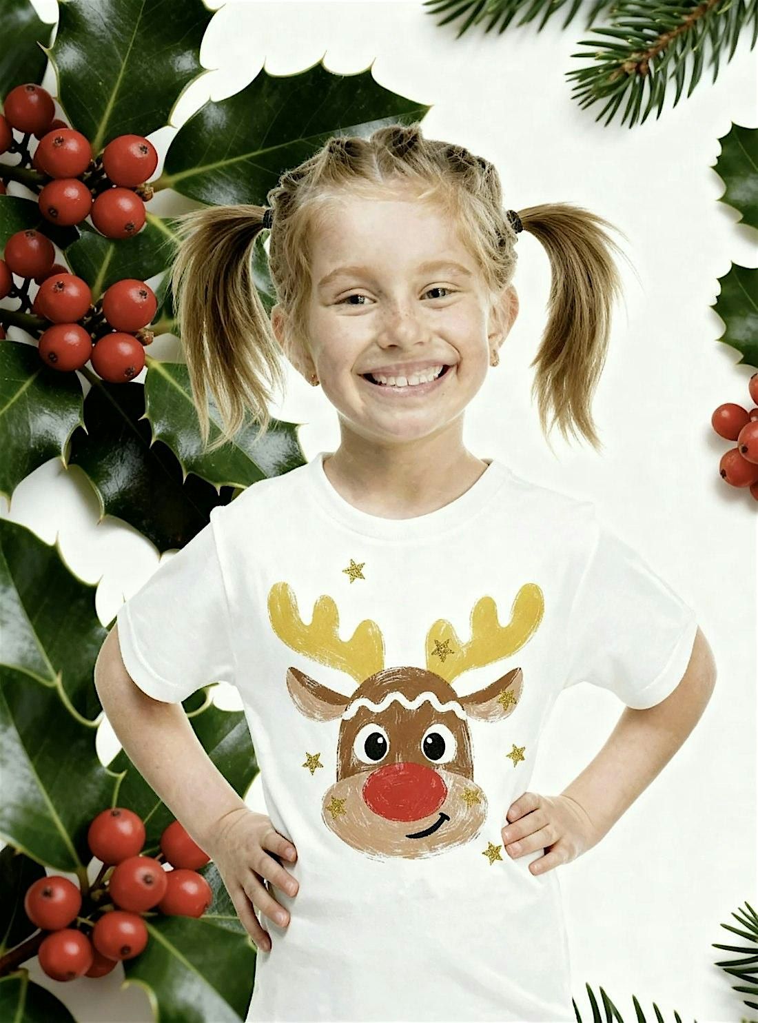 Reindeer T-Shirt & Tote Bag Painting Workshop for Adults, Teens and Kids