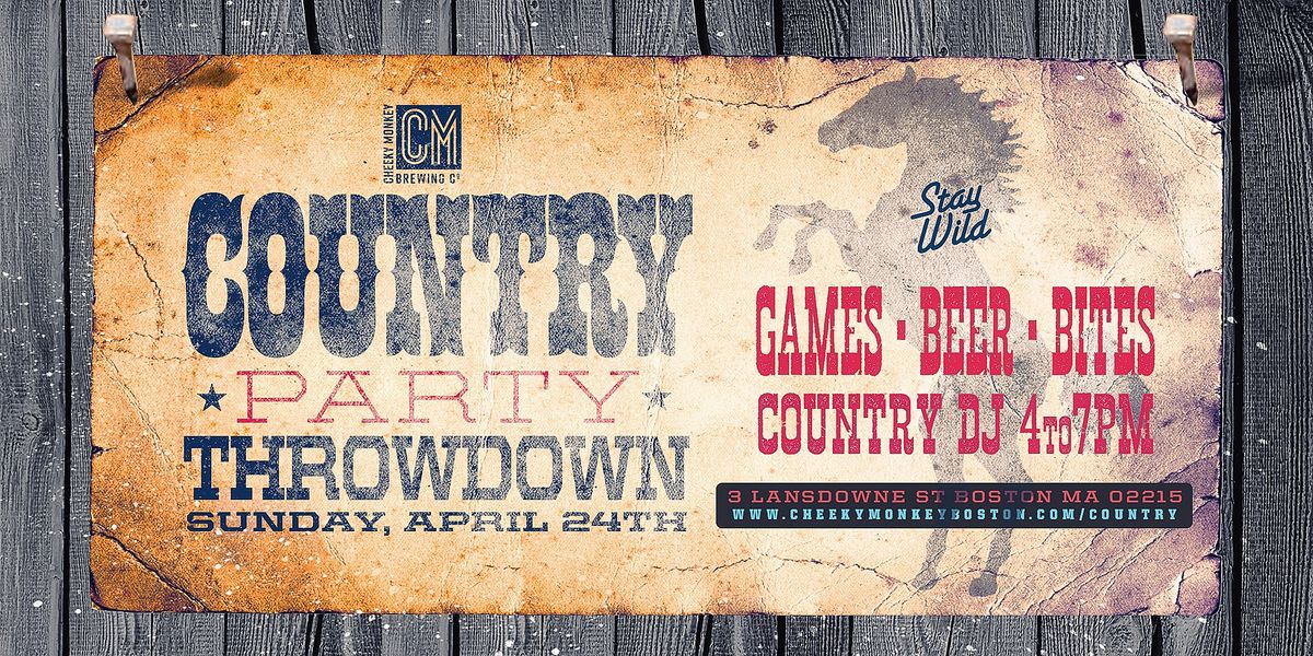 Country Throwdown Party at Cheeky Monkey Cheeky Monkey Brewing Co