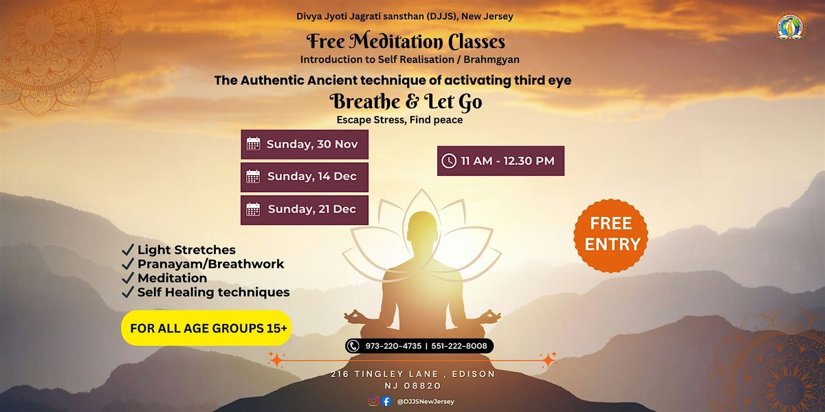 FREE MEDITATION CLASS