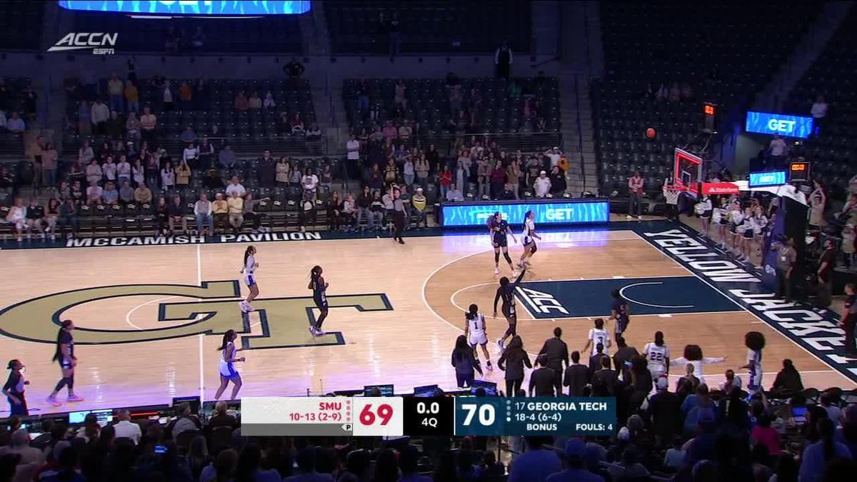 Georgia Tech Yellow Jackets at SMU Mustangs Womens Basketball at Moody Coliseum