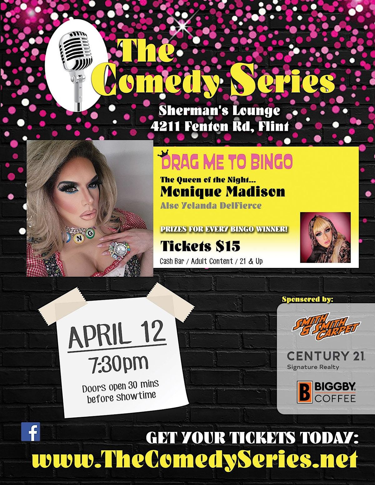 Drag Me To BINGO - Flint - Sherman's Lounge