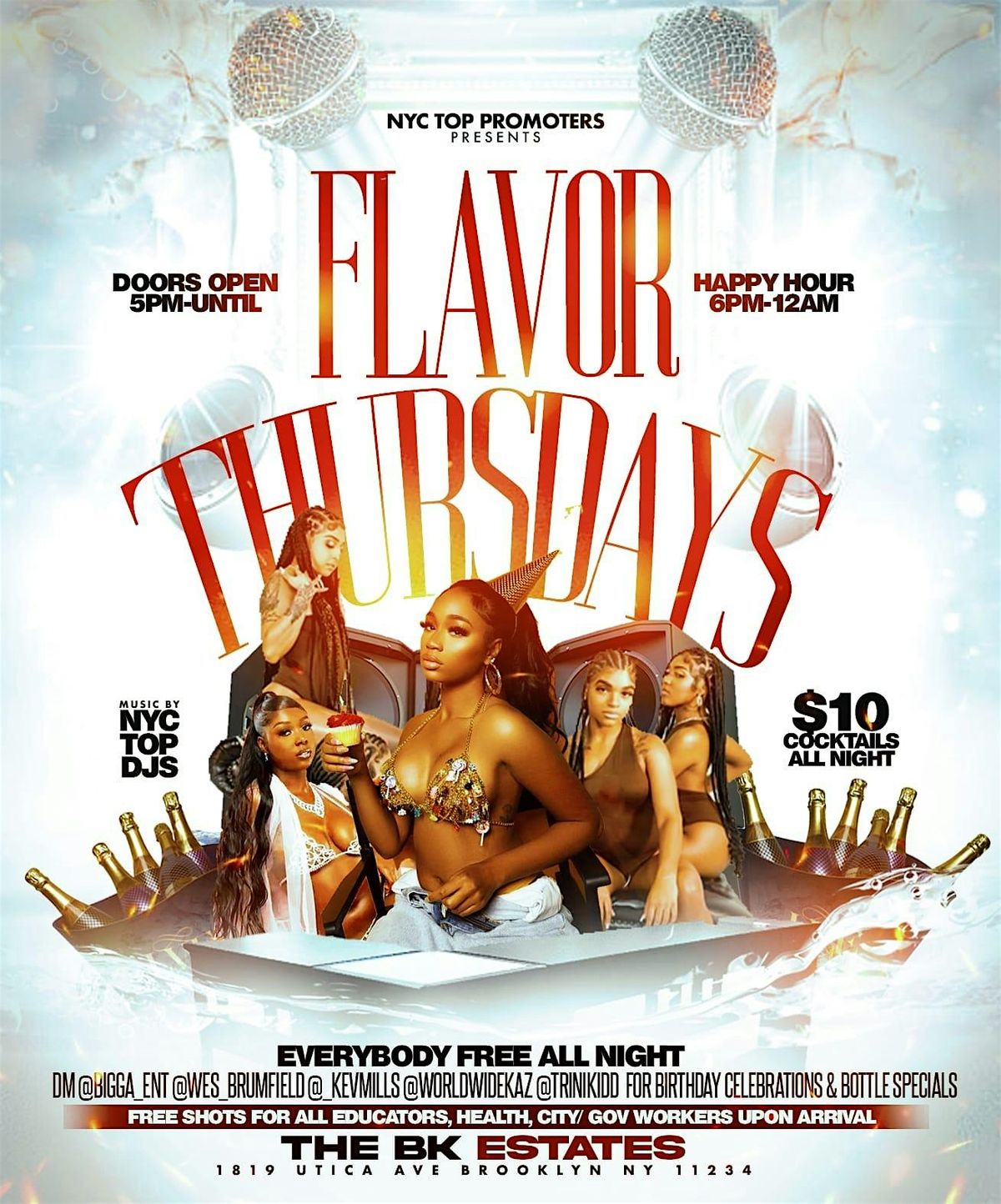 Flavor Thursdays - FREE ENTRY & FREE SHOTS