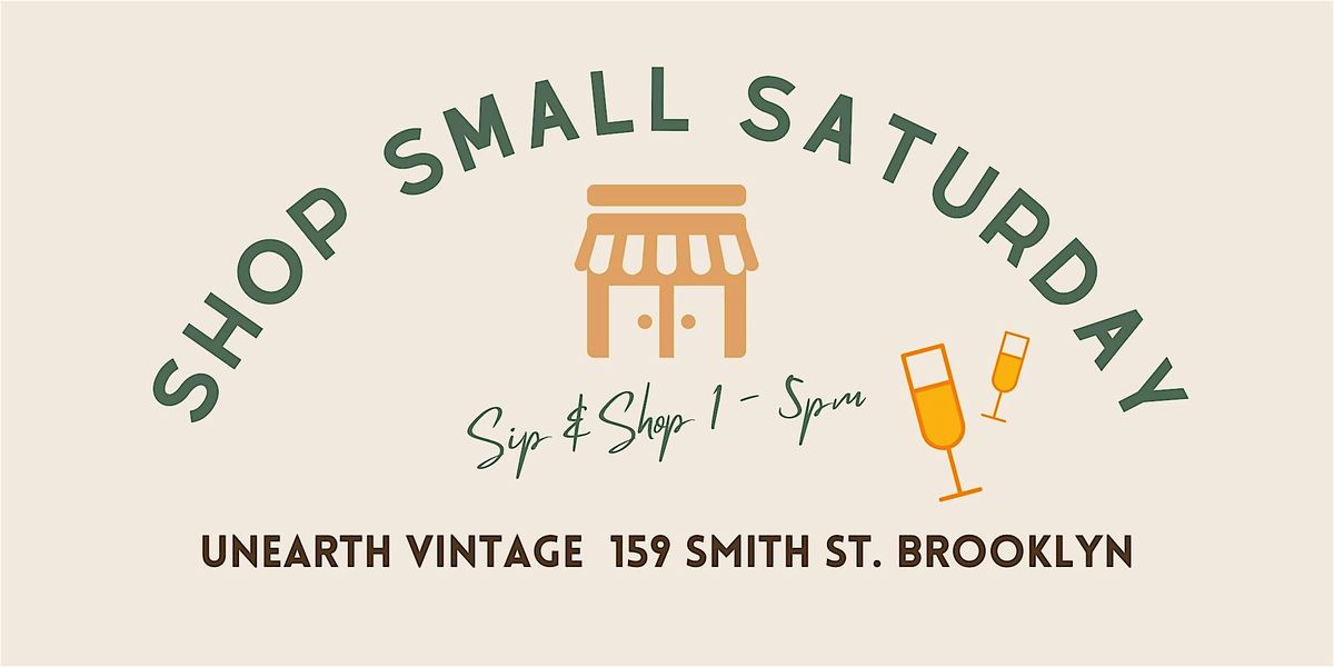 NYC Vintage Clothing Shopping Event \u2013 Shop Small Sip + Shop in Brooklyn