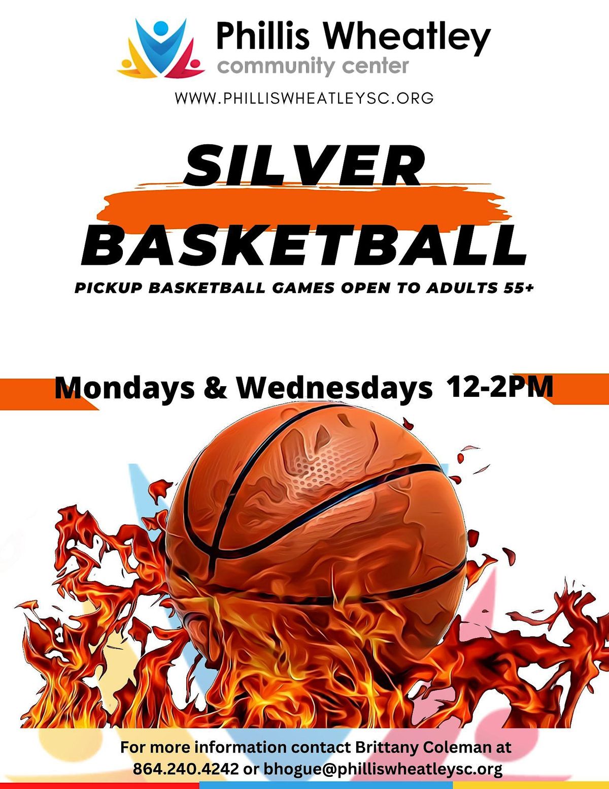 (Silver) Senior Basketball Open Gym Phillis Wheatley Community Center