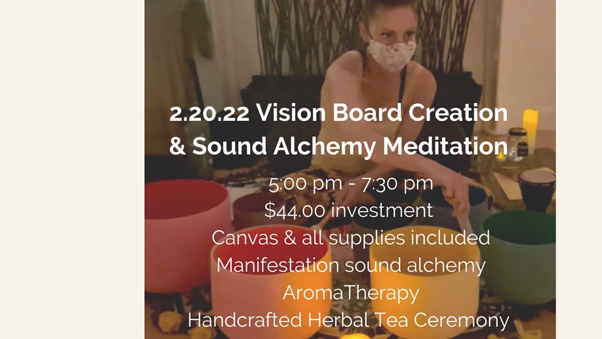 Vision Board Creation & Sound Alchemy Meditation Backyard Oasis Ali