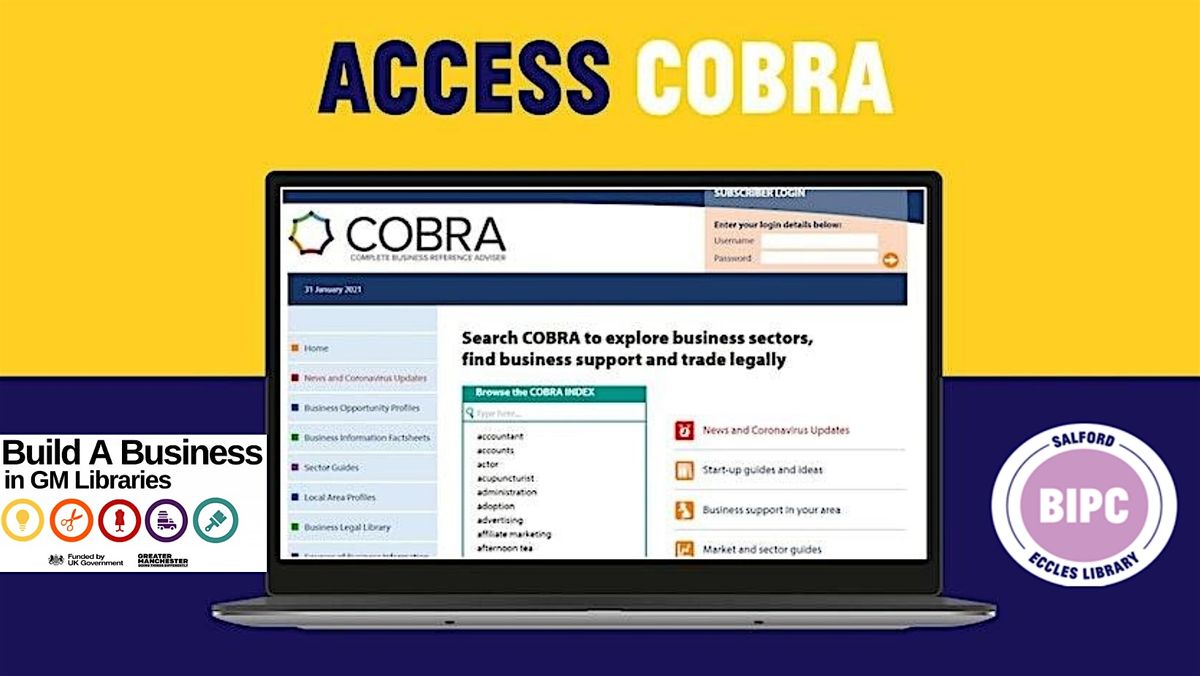 Intro guide to COBRA - Complete Business Reference Advisor