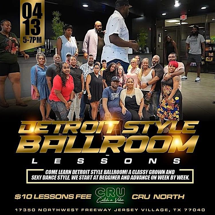 Detroit Style Ballroom Lessons Cru Lounge North