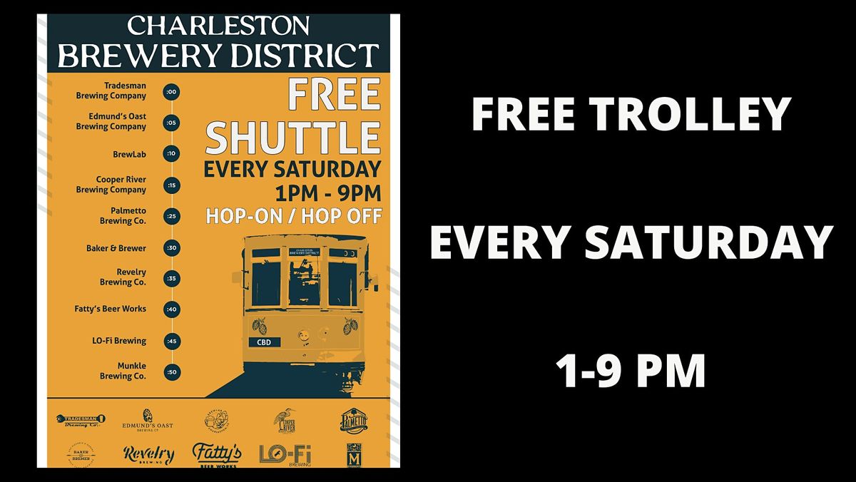 Charleston Brewery District Trolley At Palmetto Brewing Co Charleston charleston-brewery-district-trolley-at-palmetto-brewing-co-charleston