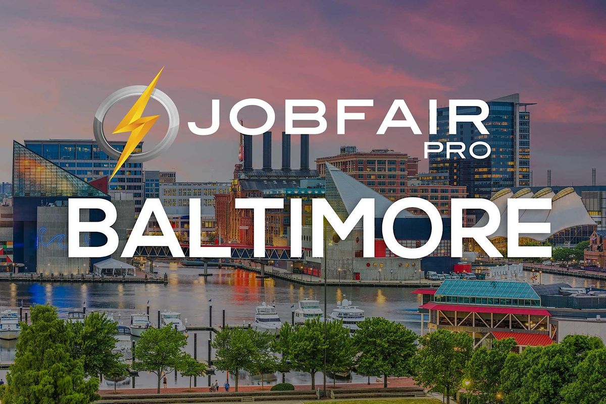 Baltimore Job Fair October 26, 2023 Baltimore Career Fairs