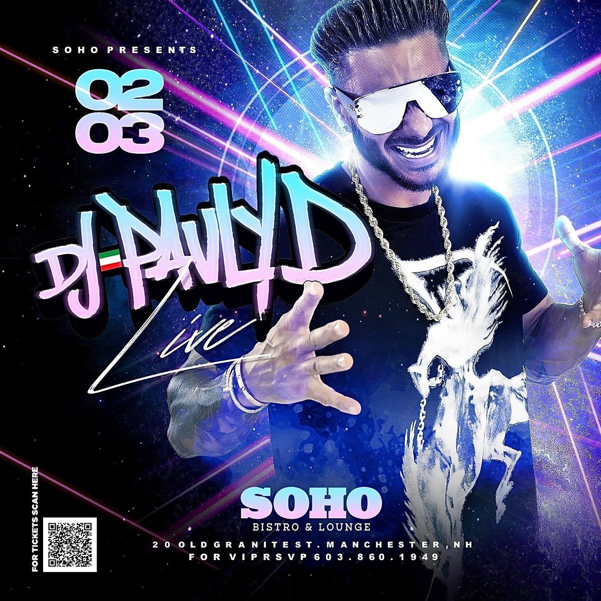 DJ Pauly D at SOHO
