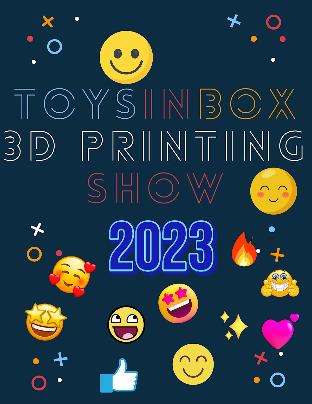 Toysinbox 3D Printing Show (3pm4pm, July 31st, 2024) Toysinbox 3D