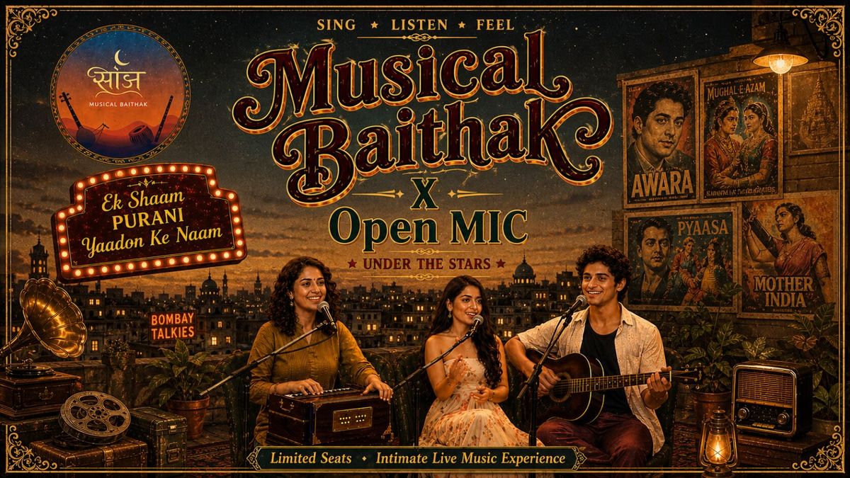 Sanjh- Delhi Musical Baithak x Open MIC