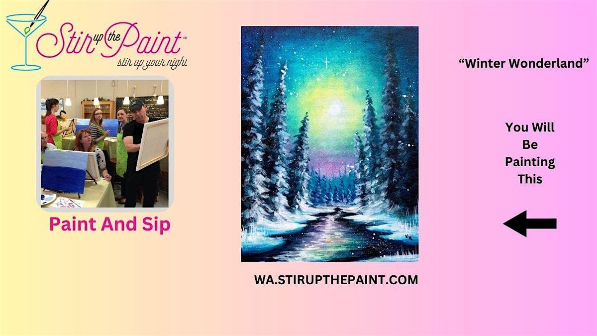 Seattle Paint and Sip, Paint Party, Paint Night With Stir Up The Paint