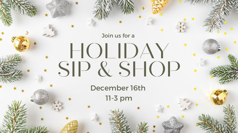 Holiday Sip & Shop | The Floating Lotus, Little Rock, AR | December 16