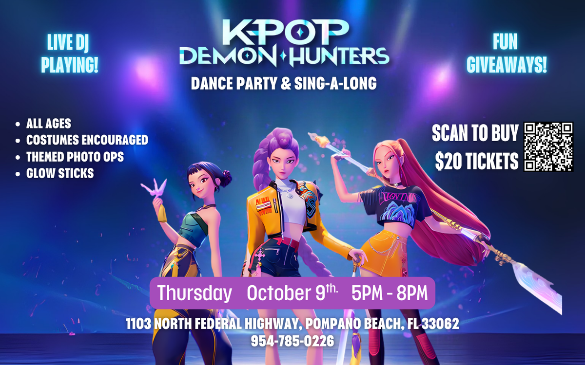 KPop Demon Hunters Dance Party & Sing-A-Long