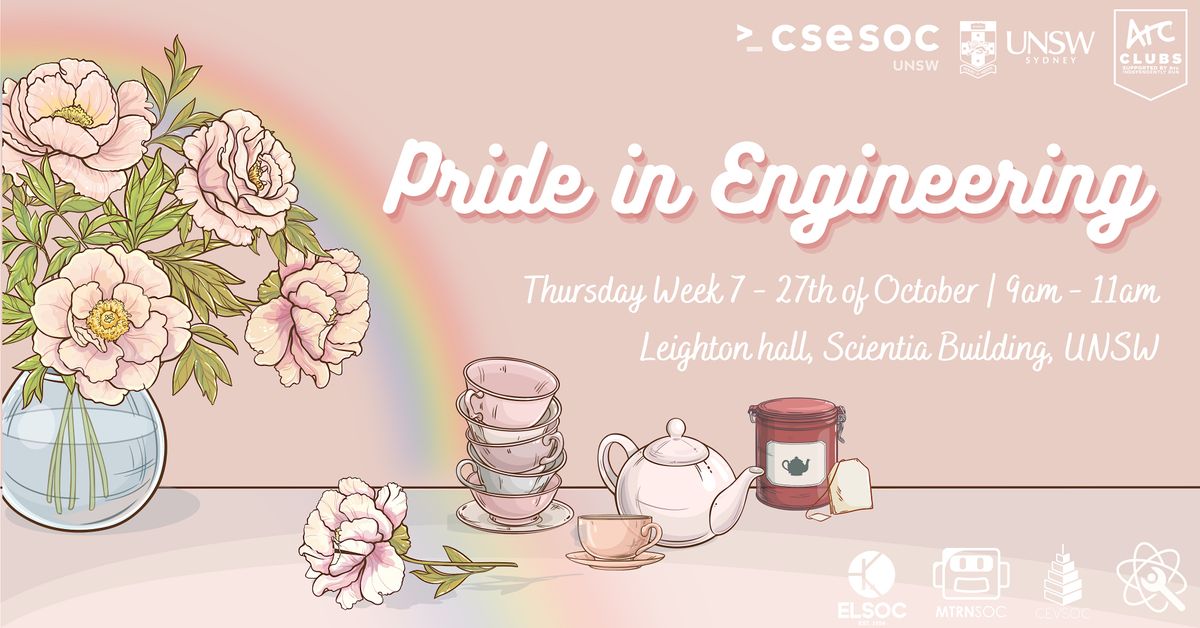 Engineering Tea Pride in Engineering Morning Tea | Leighton Hall, UNSW Sydney | October ...