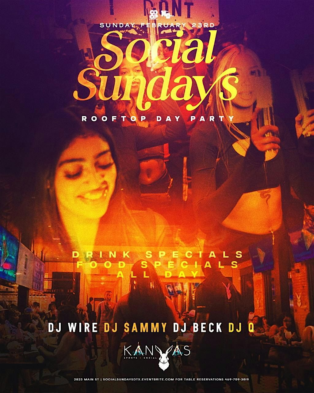 "Social Sundays" at Kanvas