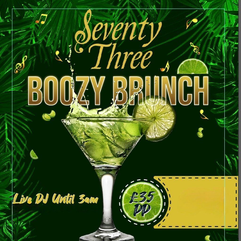 Seventy Three Presents : ABBA Christmas Boozy Brunch