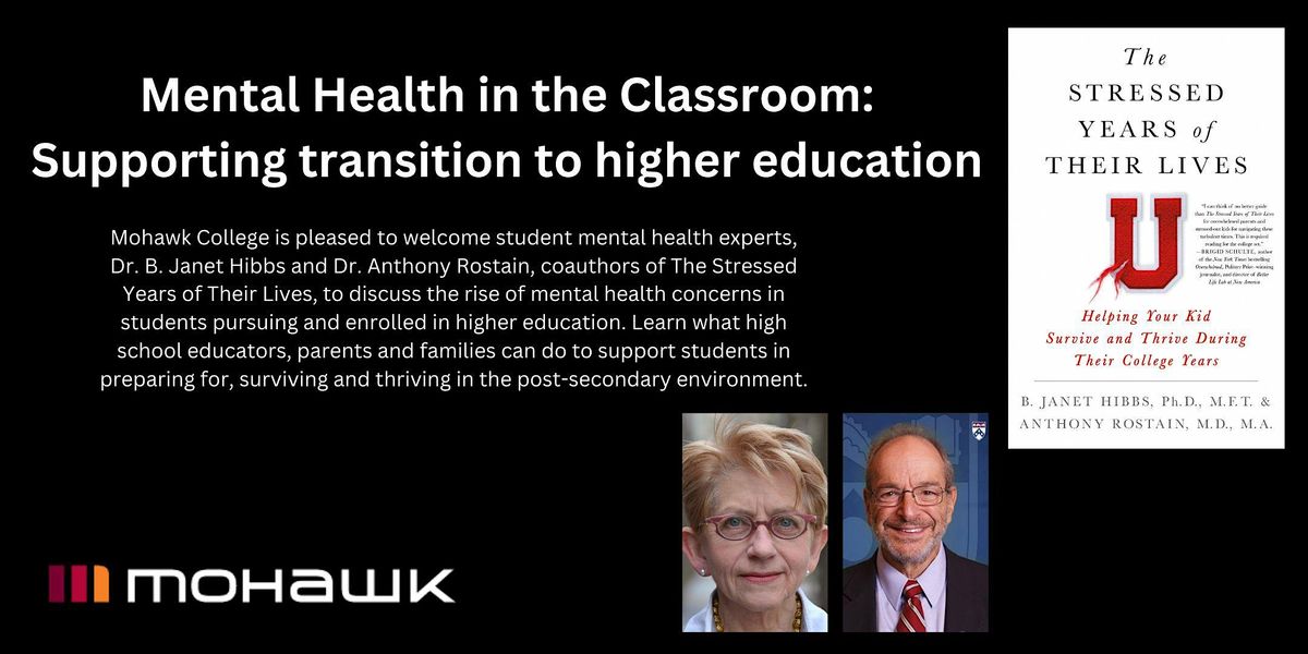 Mental Health in the Classroom: Supporting Transition to Higher ...