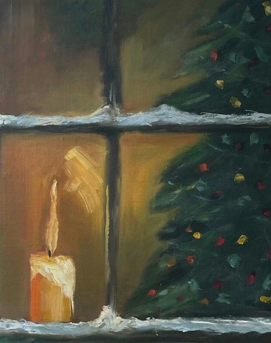 Paint Lesson ~ Christmas Window