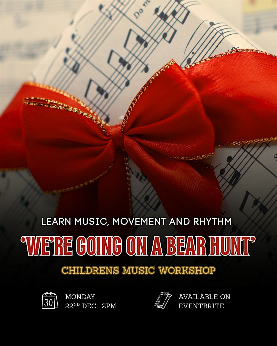 'We\u2019re Going on a Bear Hunt' A Music Workshop Based on the Classic Story