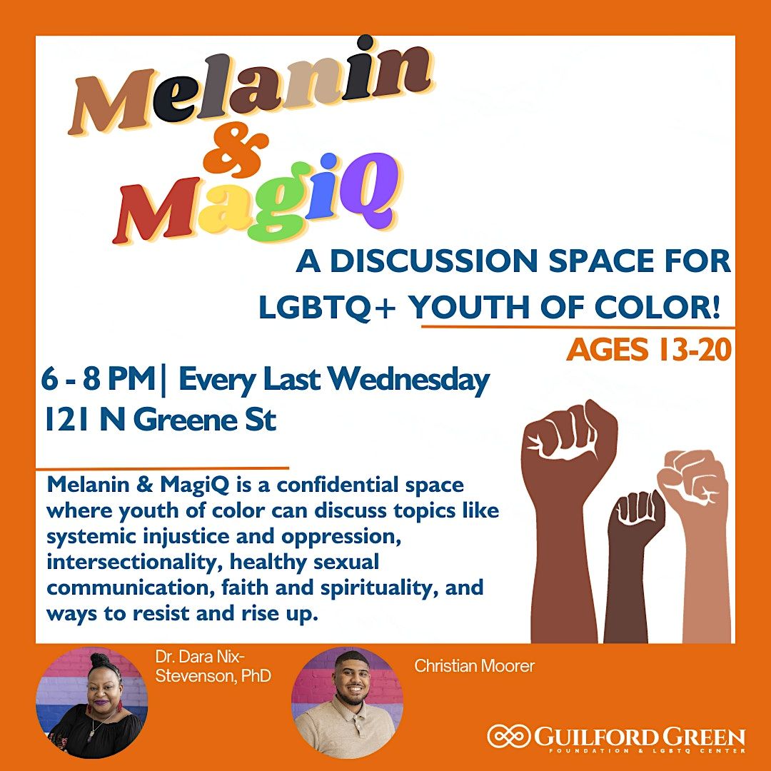 4th Wednesdays Melanin & MagiQ 6-8 pm