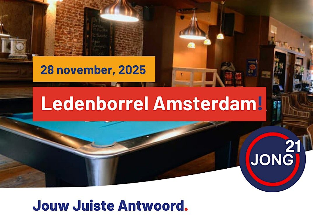 Ledenborrel Amsterdam
