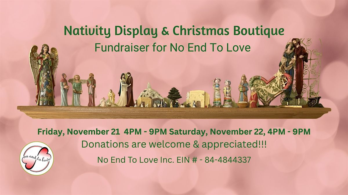 Nativity Display and Christmas Boutique