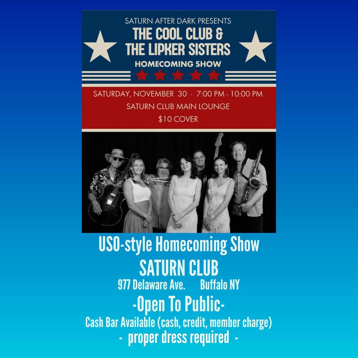 Cool Club&The Lipker Sisters The Saturn Club Saturn Club, Buffalo