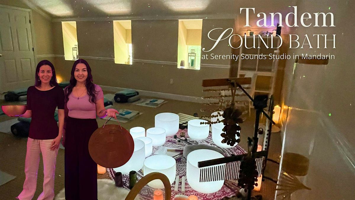 Tandem Sound Bath in Jacksonville, FL by Serenity Sounds & Soundbath Jax