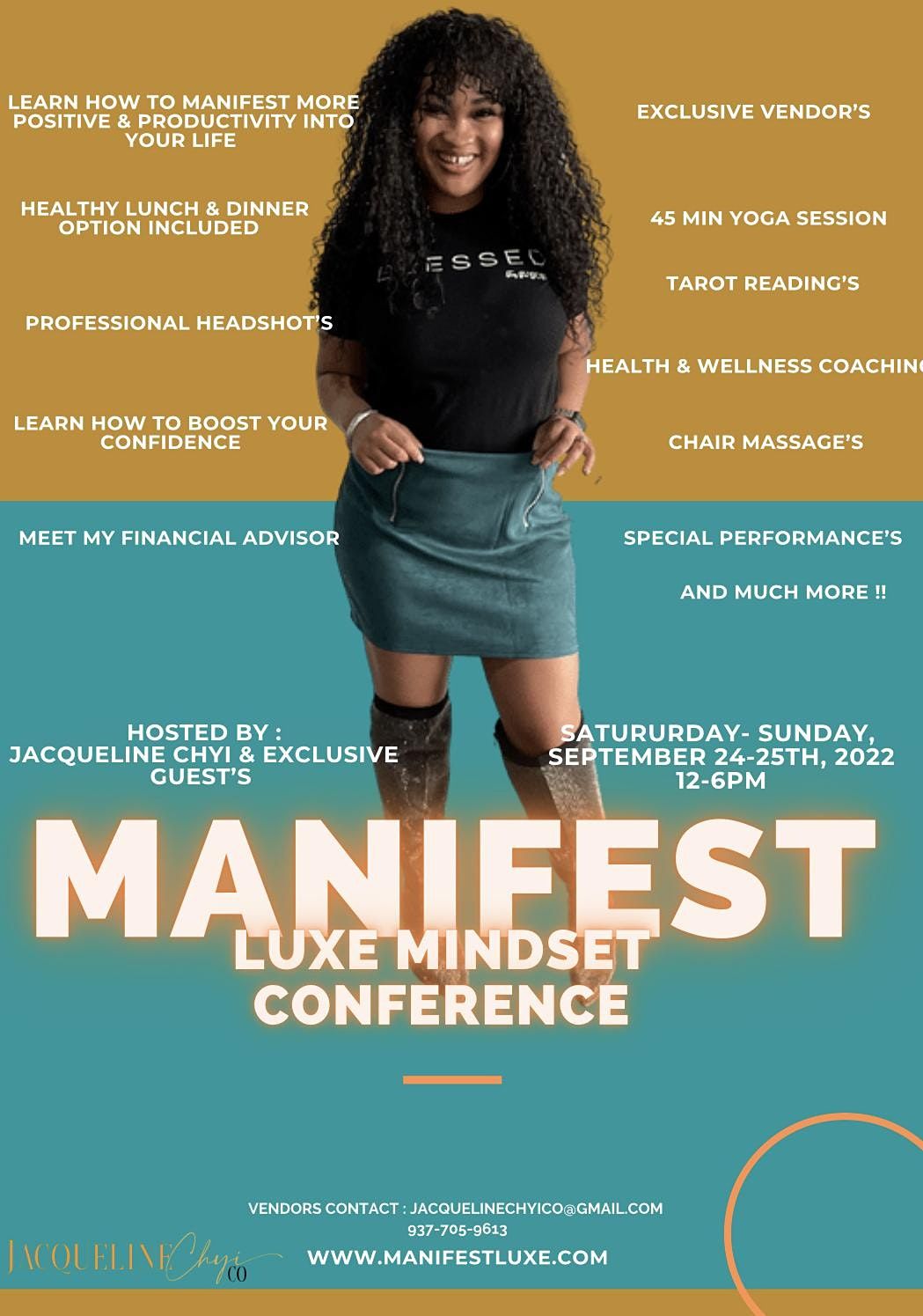 Manifest Luxe Mindset Conference Hilton Garden Inn Dayton Beavercreek