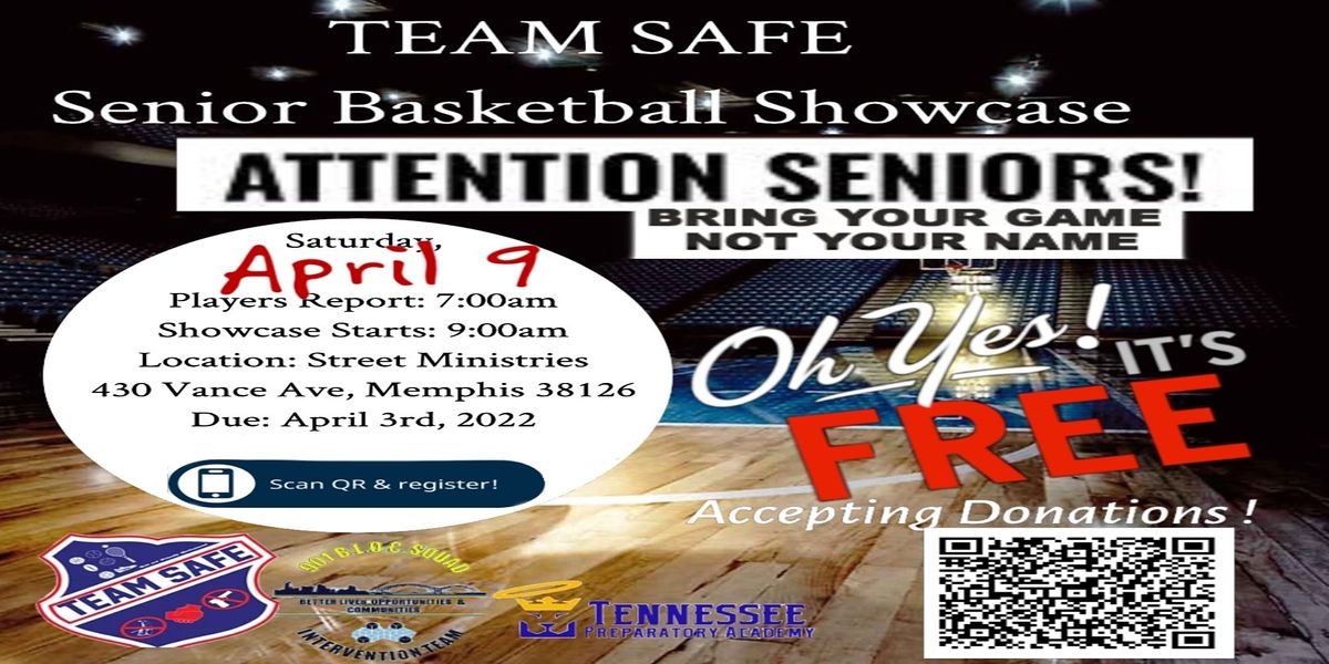 High School Senior Basketball Showcase Street Ministries Gym, Memphis