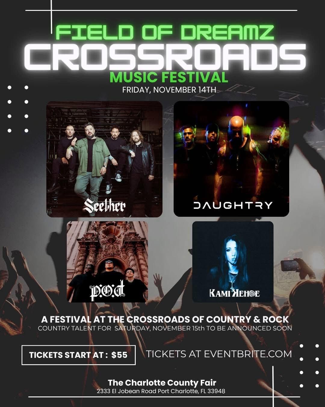 Field of Dreamz Music Festival: Seether Daughtry & P.O.D - Friday