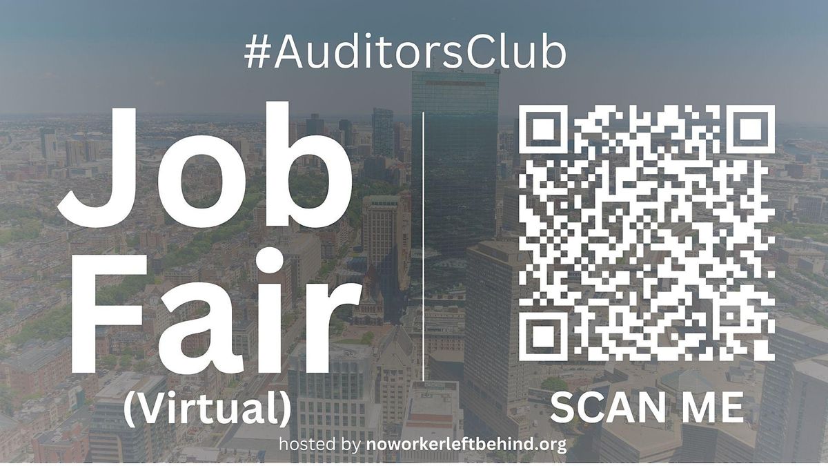 #AuditorsClub Virtual Job Fair \/ Career Expo Event #Boston #BOS