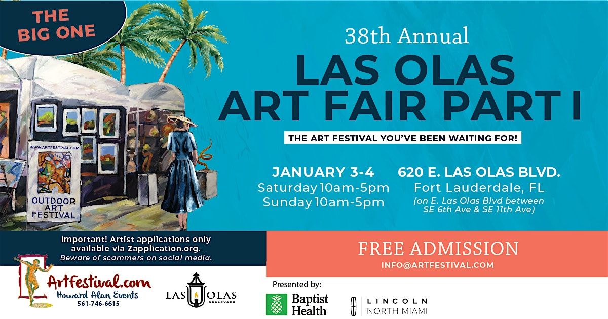 38th Annual Las Olas Art Fair Part I