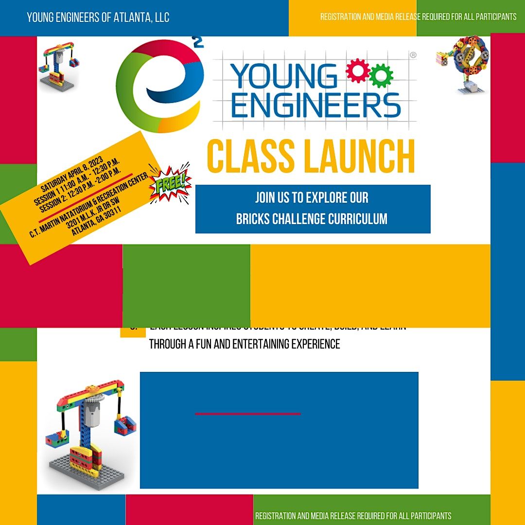 Young Engineers of Atlanta Class Launch Bricks Challenge Curriculum