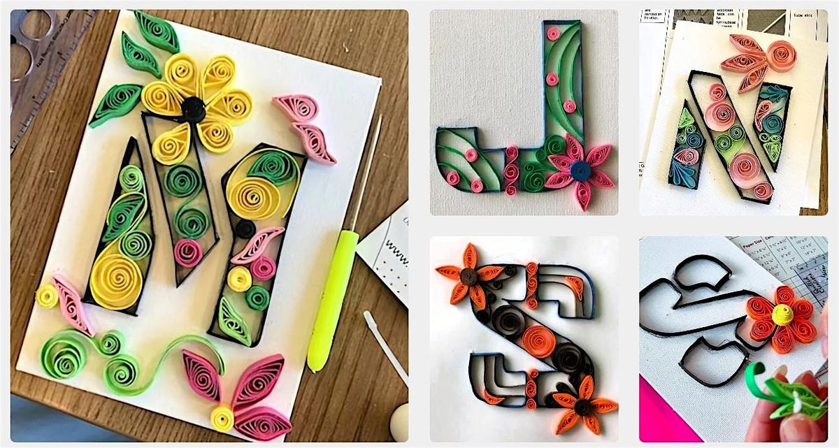 Paper Quilling Letter Monogram