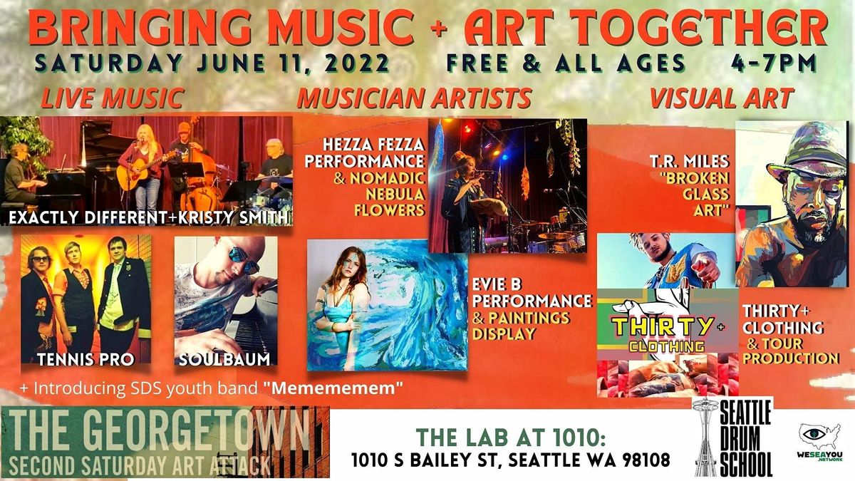 Bringing Music + Art Together for Art Attack Seattle Drum