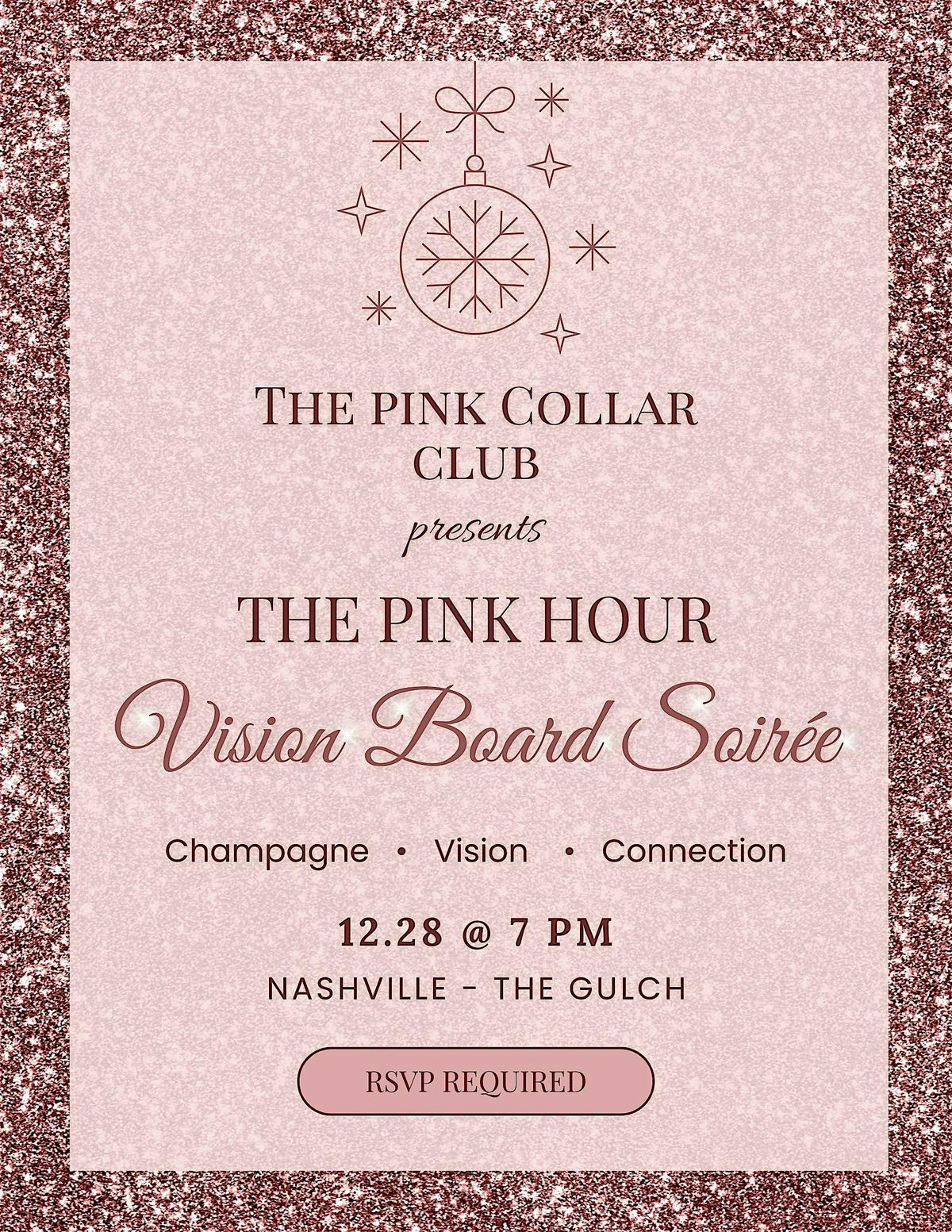 The Pink Hour | Vision Board Soir\u00e9e @ The Gulch