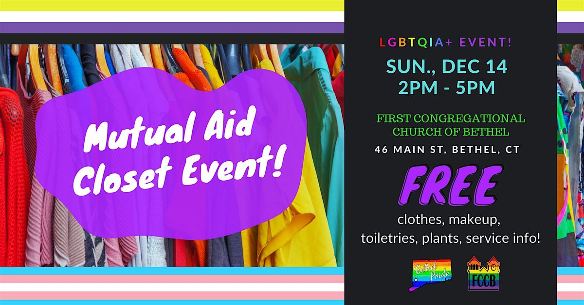 Mutual Aid Day! - A Free Event from Bethel CT Pride