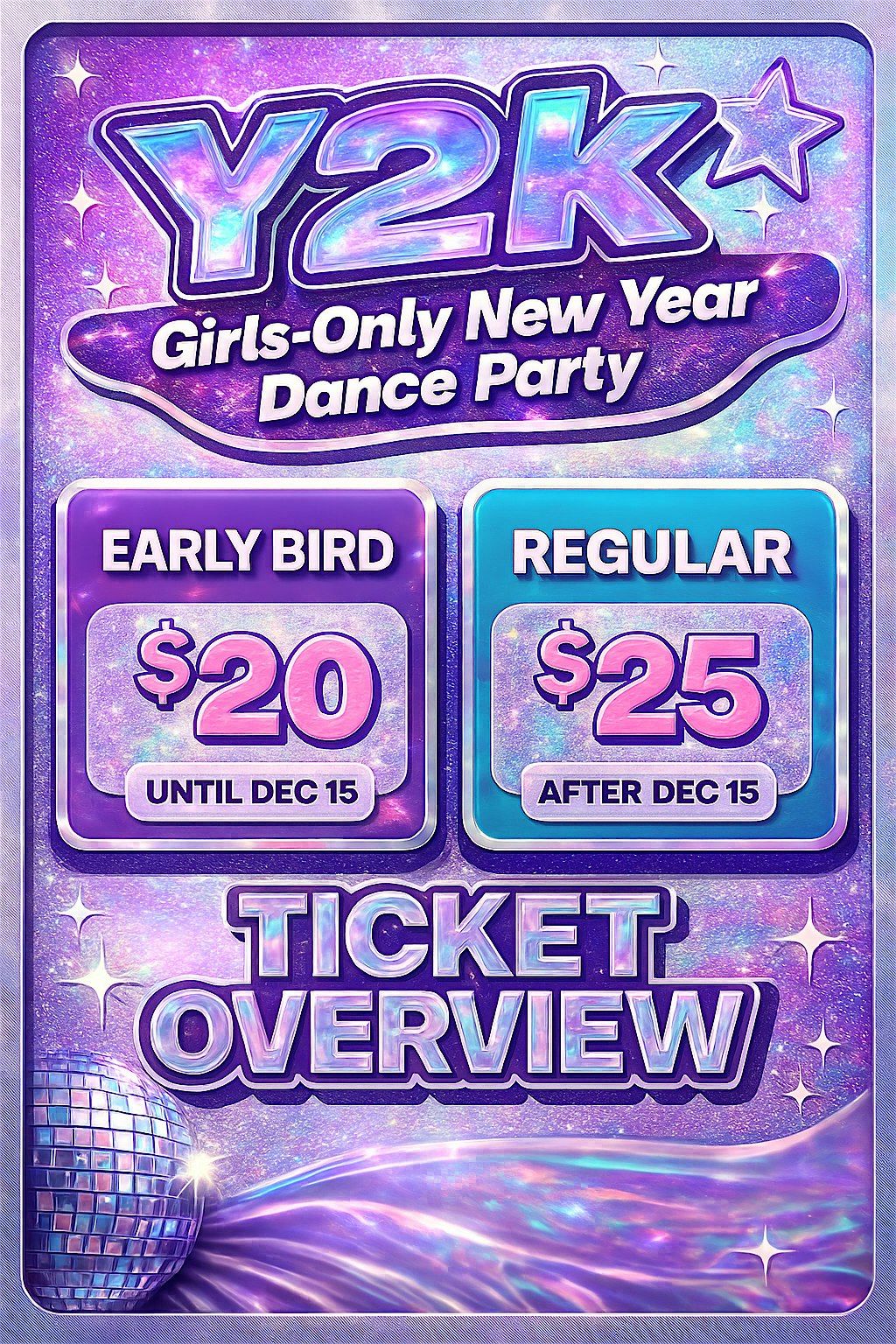 \u2728 New Year\u2019s Y2K Girls\u2019 Night: Women\u2019s Only