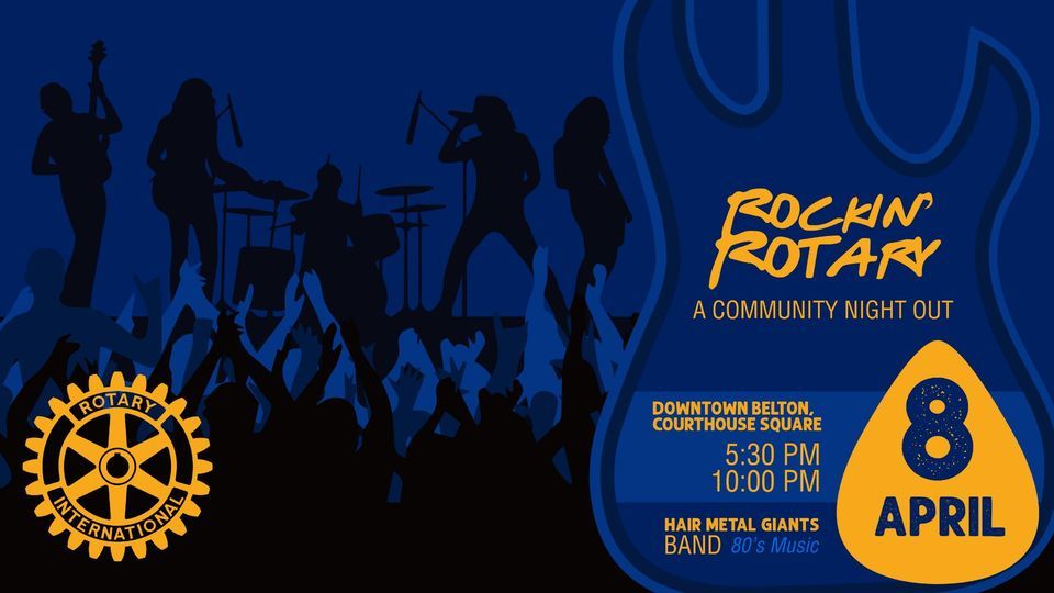 Beltons Rockin Rotary A Community Night Out Belton, Texas