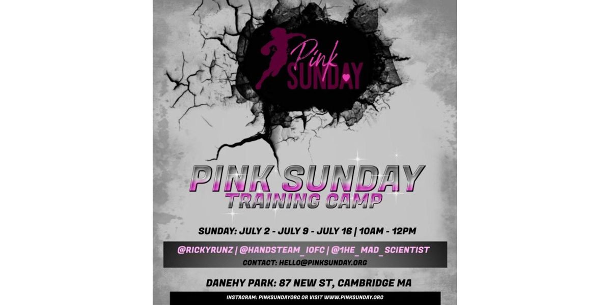 Pink Sunday Women's Flag Football Training Camo
