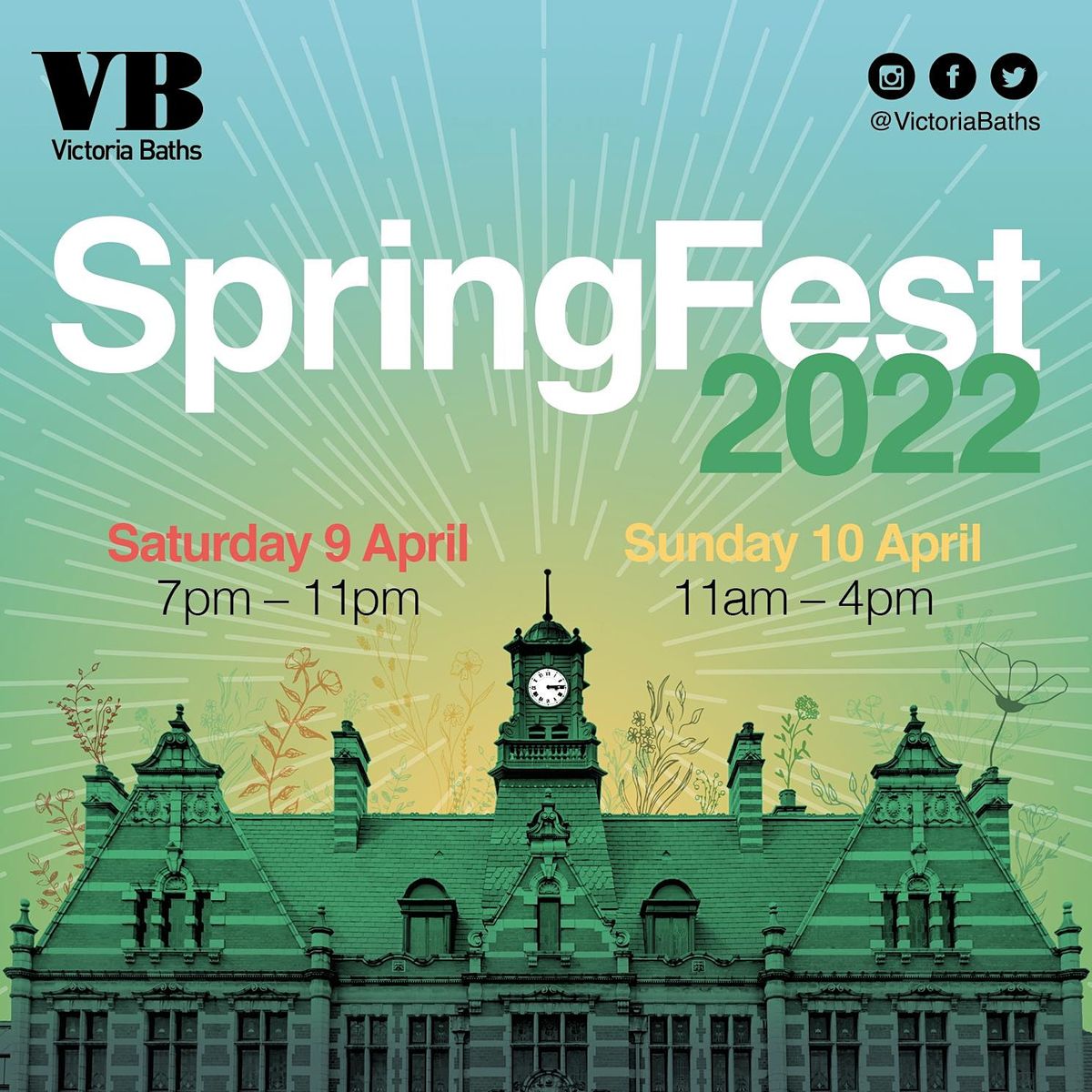 SpringFest 2022 at Victoria Baths Victoria Baths, Manchester, EN