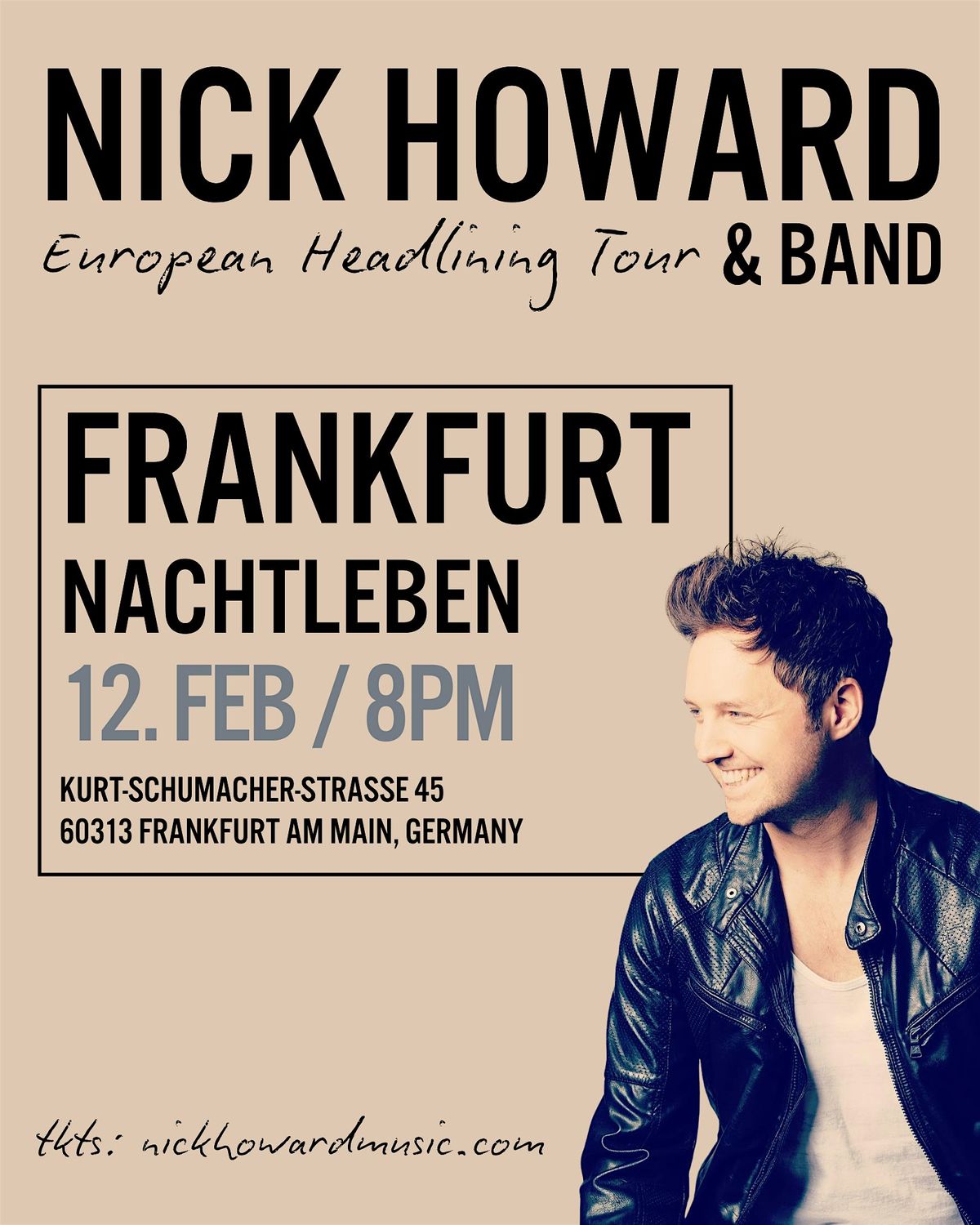 Nick Howard Live in Frankfurt