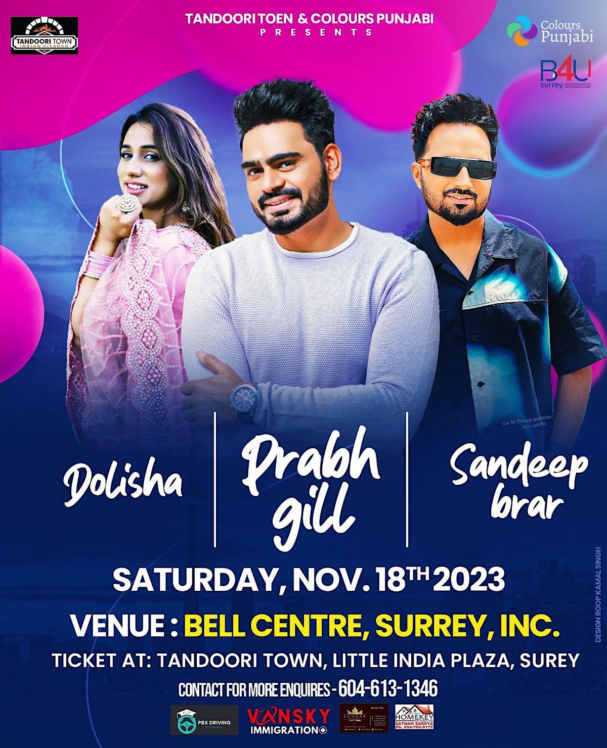 PRABH GILL LIVE AT BELL CENTER SURREY | Bell Performing Arts Centre ...