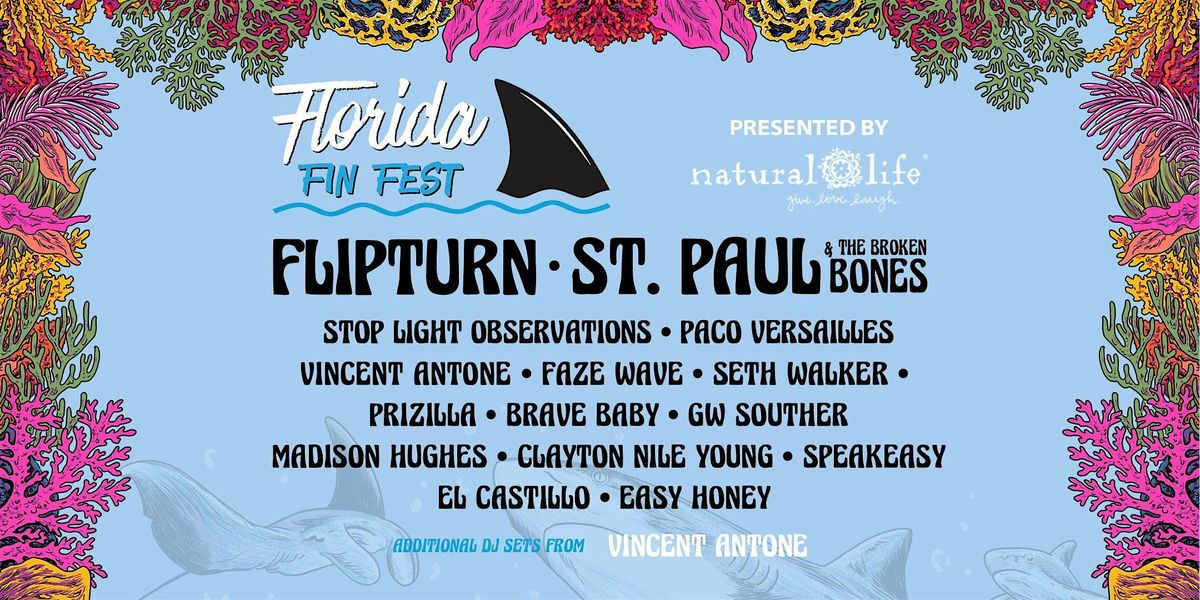 Florida Fin Fest 2024 Ocean Conservation, Education, and Music